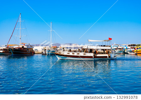 Kas city port or marina in Turkey 132991078