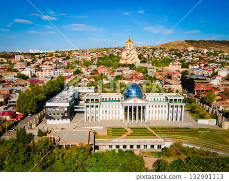 Presidential Palace aerial panoramic view, Tbilisi 132991113