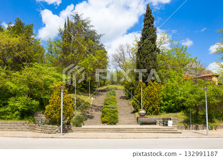 Tyulbeto park in Kazanlak town in Bulgaria 132991187