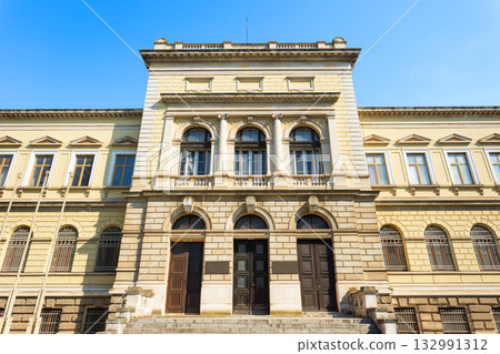 Varna Archaeological Museum facade view in Bulgaria 132991312
