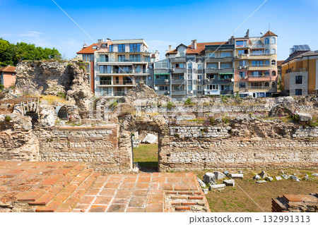 Ancient Roman Baths or Roman Thermae in Varna 132991313