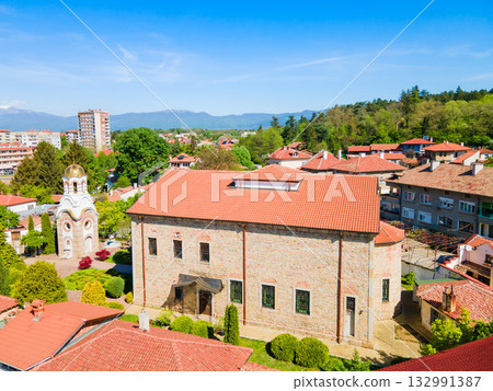 Church of Saint Prophet Elijah aerial view, Kazanlak 132991387