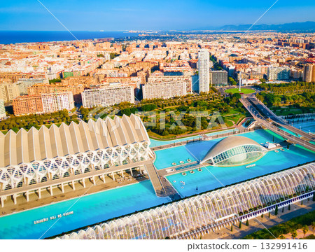 The City of Arts and Sciences in Valencia, Spain 132991416
