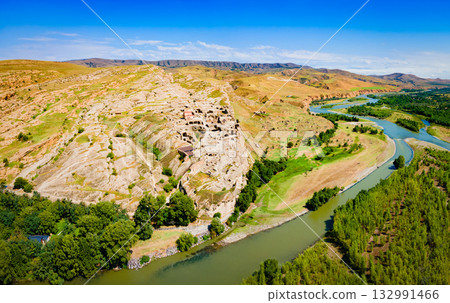 Uplistsikhe ancient rock town in Georgia Uplistsikhe ancient rock town in Georgia 132991466