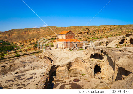 Uplistsikhe ancient rock town in Georgia Uplistsikhe ancient rock town in Georgia 132991484
