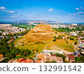 Gori Fortress aerial panoramic view, Georgia 132991542
