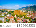 Gori town aerial panoramic view, Georgia 132991553