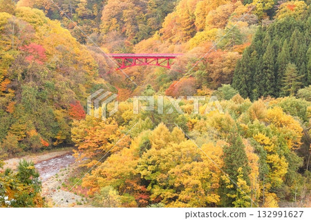 Shinshu Matsukawa Valley Takai Bridge Shinshu Matsukawa Valley Takai Bridge 132991627