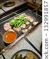 Korean cuisine charcoal grilled Korean cuisine charcoal grilled 132991857