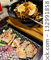 Korean cuisine: grilled meat and fried rice Korean cuisine: grilled meat and fried rice 132991858