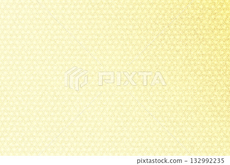 Background image 12b: a delicate, sparkling, light gold pattern with a hemp leaf pattern overlaid on it 132992235