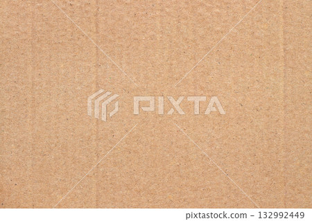 Brown cardboard sheet abstract background, texture of recycle paper box in old vintage pattern for design art work. 132992449