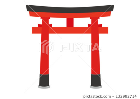 鳥居插圖素材 132992714