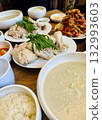 Korean Cuisine North Korean Style Dakgalbi Korean Cuisine North Korean Style Dakgalbi 132993603