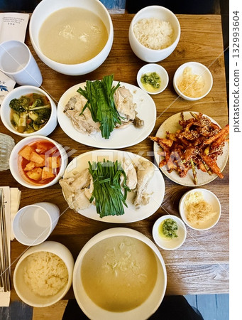 Korean Cuisine North Korean Style Dakgalbi 132993604