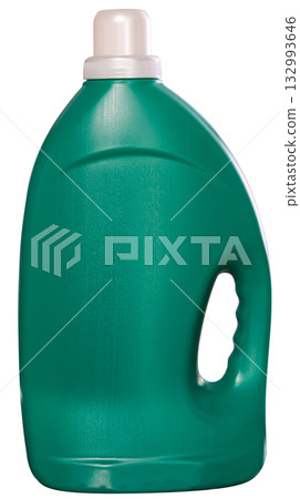 Cleaning products in plastic bottles on the counter Cleaning products in plastic bottles on the counter 132993646