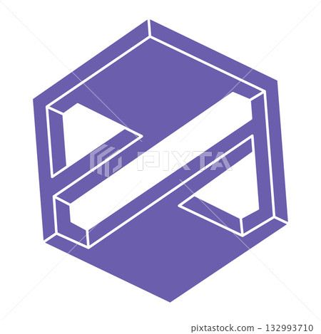 Impossible shapes, optical illusion figures, vector. Escher paradox. Optical art objects. Geometry modern logo. Impossible shapes, optical illusion figures, vector. Escher paradox. Optical art objects. Geometry modern logo. 132993710