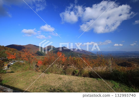 Autumn leaves at their best at Mt. Daisen 132993740