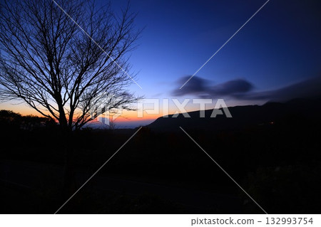 Autumn leaves at their best at Mt. Daisen 132993754