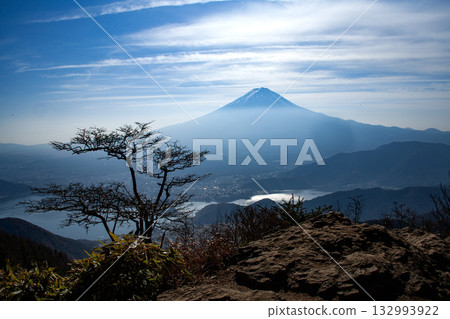 Mount Fuji in the morning Mount Fuji in the morning 132993922
