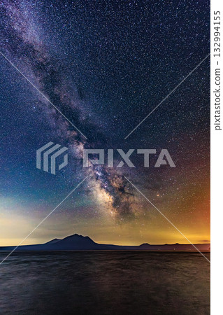 支笏洞爺國立公園的星空夜景 132994155