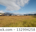 The Kancho Plain and the Shikoku Mountains after the rain (Autumn sky and rural scenery around Jinzan) 132994258