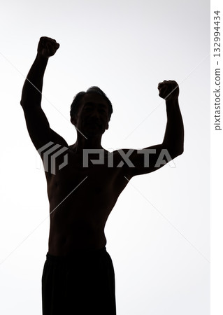 Muscle silhouette 132994434