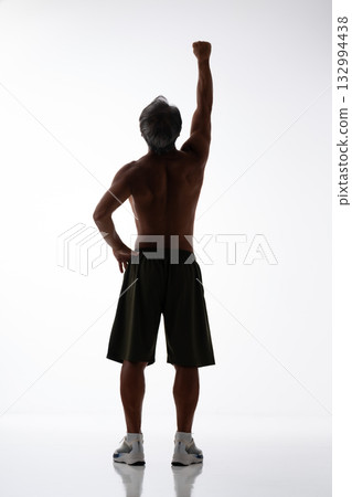 全身肌肉輪廓 132994438