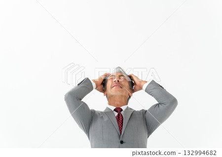 Business senior man worries 132994682