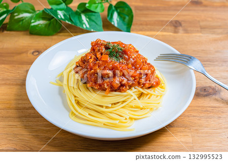 meat sauce pasta meat sauce pasta 132995523