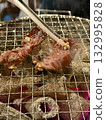 Grilled meat on a barbecue Grilled meat on a barbecue 132995828