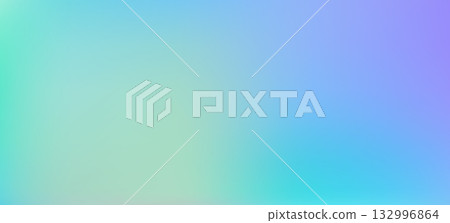 Vaporwave green and blue gradient background, abstract color summer backdrop, vector neon aesthetic 132996864