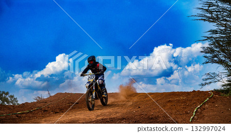 Motorcycle Motorbike Motorcross Racing Competition Adventure Motorsport 132997024