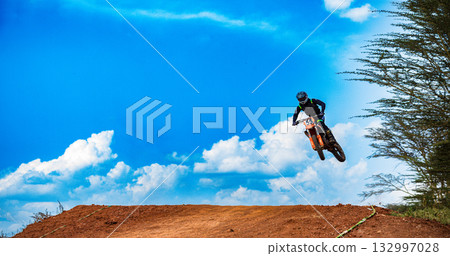 Motorcycle Motorbike Motorcross Racing Competition Adventure Motorsport 132997028
