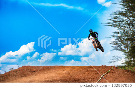 Motorcycle Motorbike Motorcross Racing Competition Adventure Motorsport 132997030