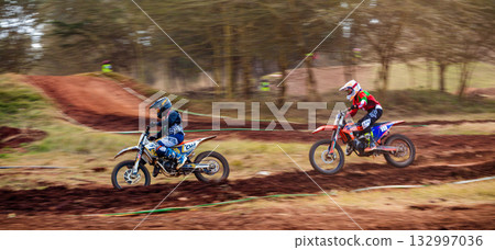 Motorcycle Motorbike Motorcross Racing Competition Adventure Motorsport 132997036