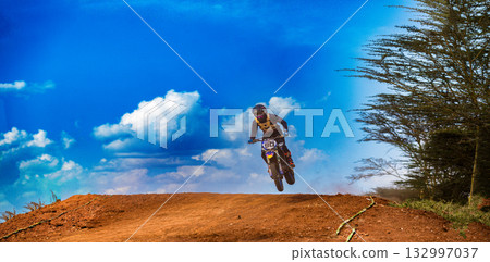 Motorcycle Motorbike Motorcross Racing Competition Adventure Motorsport 132997037
