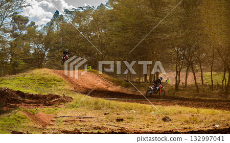 Motorcycle Motorbike Motorcross Racing Competition Adventure Motorsport 132997041