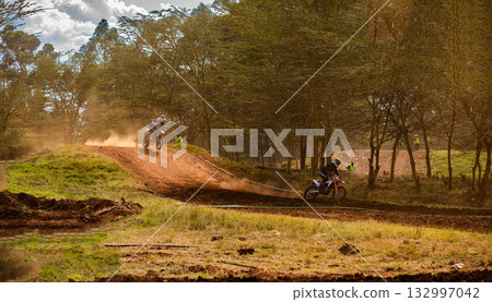 Motorcycle Motorbike Motorcross Racing Competition Adventure Motorsport 132997042