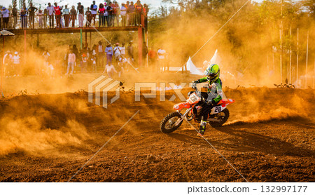 Motorcycle Motorbike Motorcross Racing Competition Adventure Motorsport 132997177