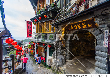 台灣，阿美茶館，九份，九份老街，新北市，吉山街 132997361