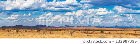 Kenya Landscapes Highway Roads Emali Oloitokitok Great Rift Valley 132997389