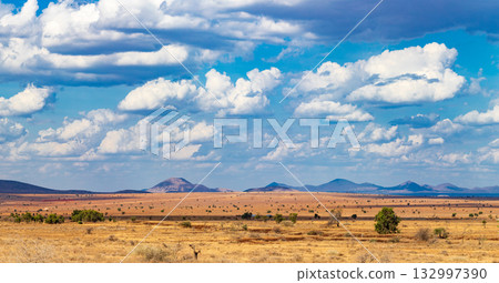 Kenya Landscapes Highway Roads Emali Oloitokitok Great Rift Valley 132997390