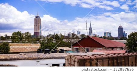 Nairobi Railways Museum Old Trains Truck Antique Rustic Transport Metals Kenya 132997656
