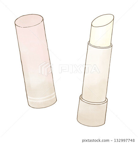 Simple lip balm illustration Simple lip balm illustration 132997748