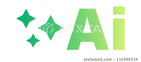 Futuristic AI Logo Design with Gradient for Modern Technology and Innovation Concepts. Vector illustration Futuristic AI Logo Design with Gradient for Modern Technology and Innovation Concepts. Vector illustration 132998334