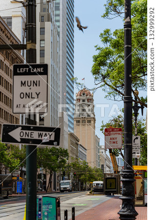 美國舊金山的城市景觀 132999292
