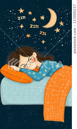 Cozy Night of Sleep Under a Starry Sky With Dreams and Comfort Details matter. 133000257