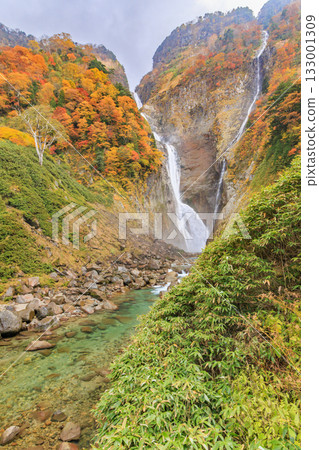 Shomyo Falls at its best when the autumn leaves are in full bloom Shomyo Falls at its best when the autumn leaves are in full bloom 133001309
