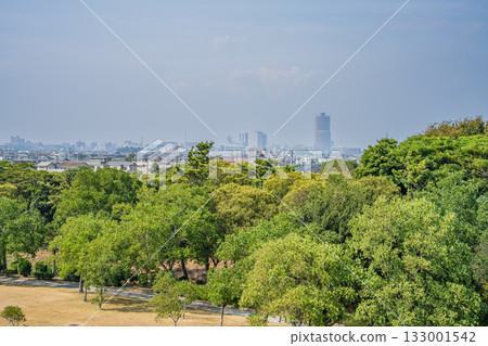 Enshu-nada Seaside Park and the cityscape of Hamamatsu City (Shizuoka Prefecture) 133001542